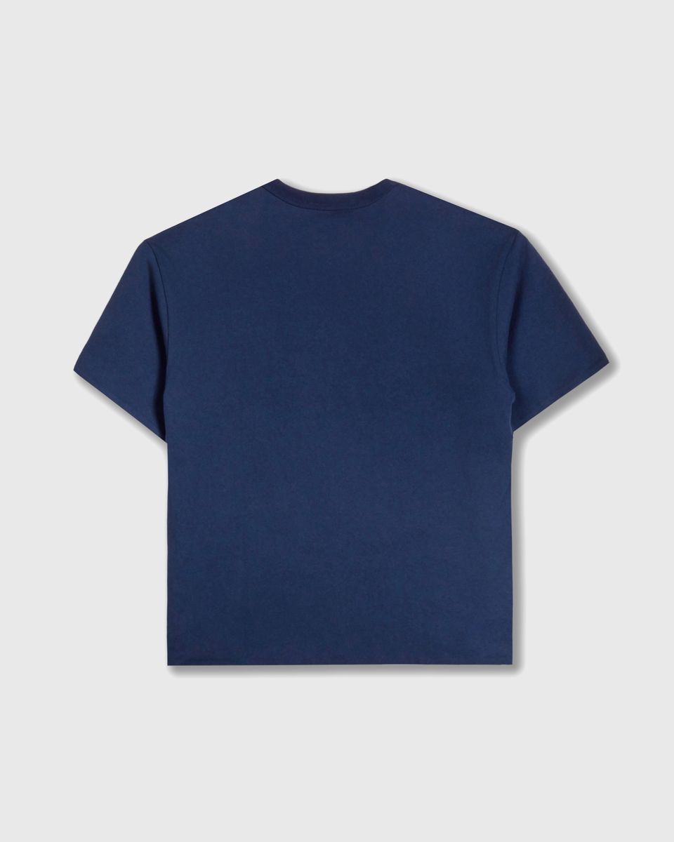 Pleasures X Zero Stars Reversible Navy S/s Shirt
