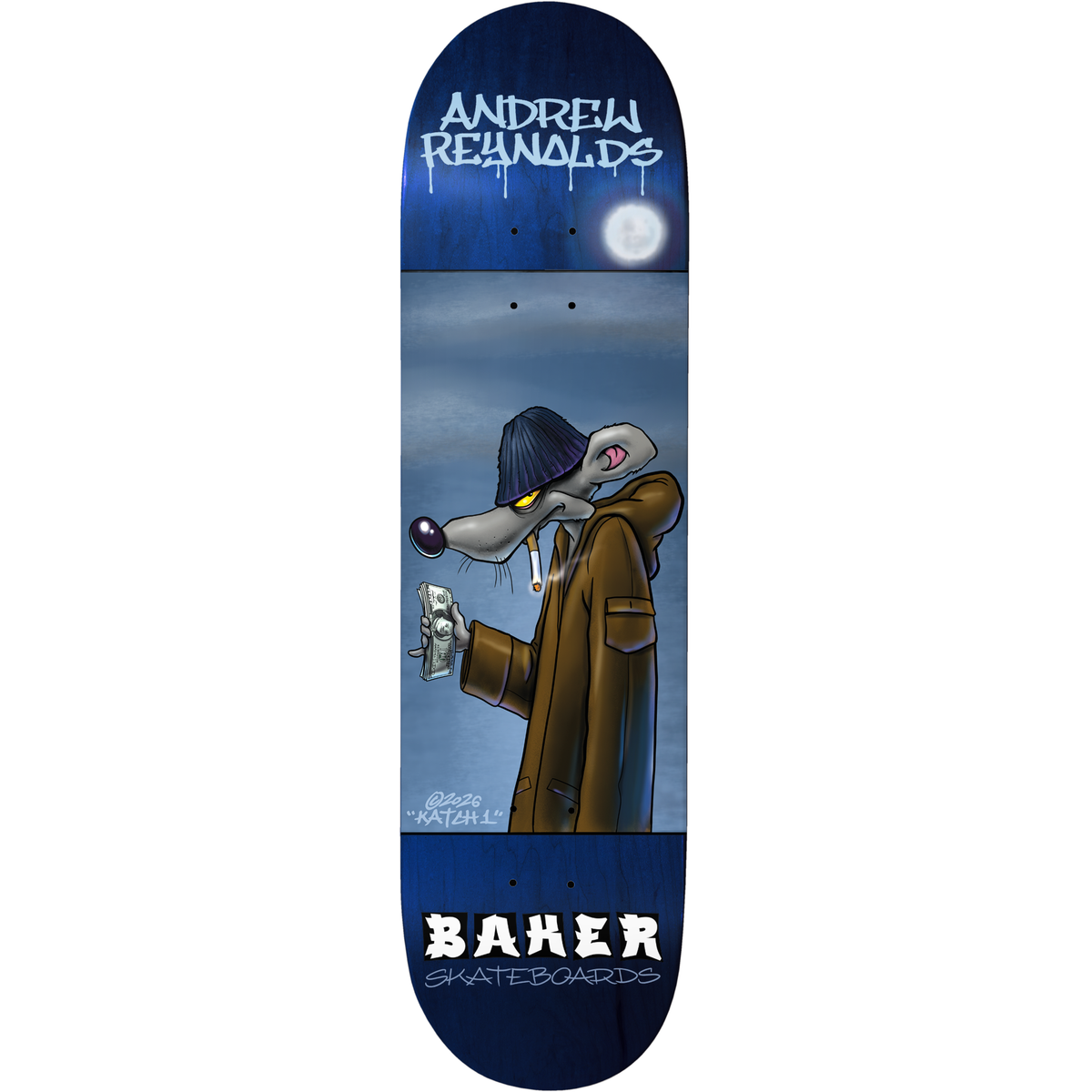 Baker Andrew Reynolds Katch1 8.38" Skateboard Deck