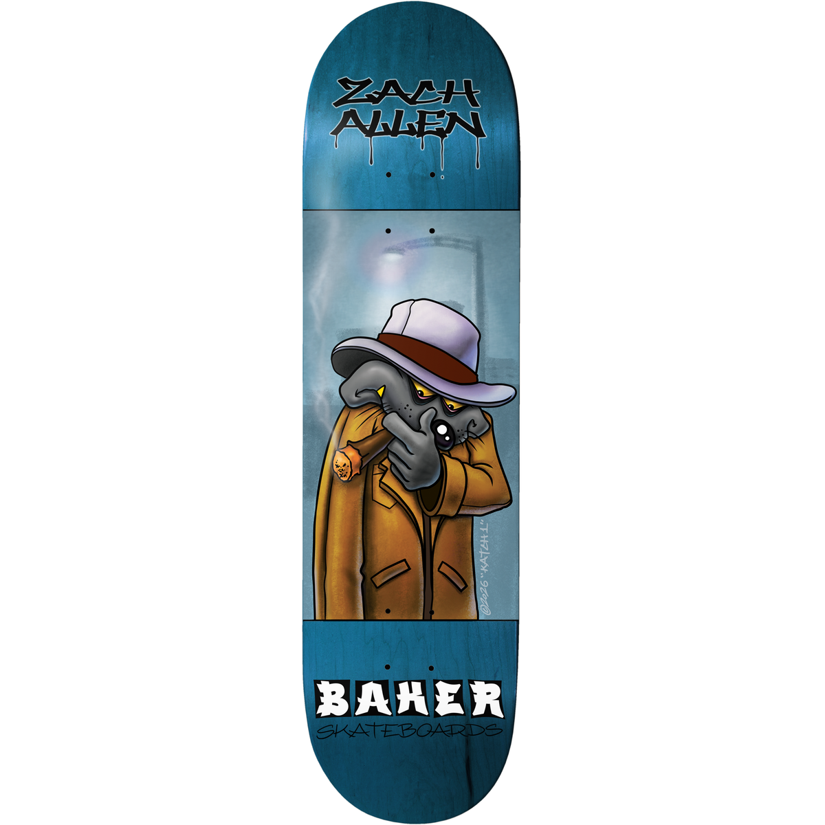 Baker Zach Allen Katch1 8.5" Skateboard Deck