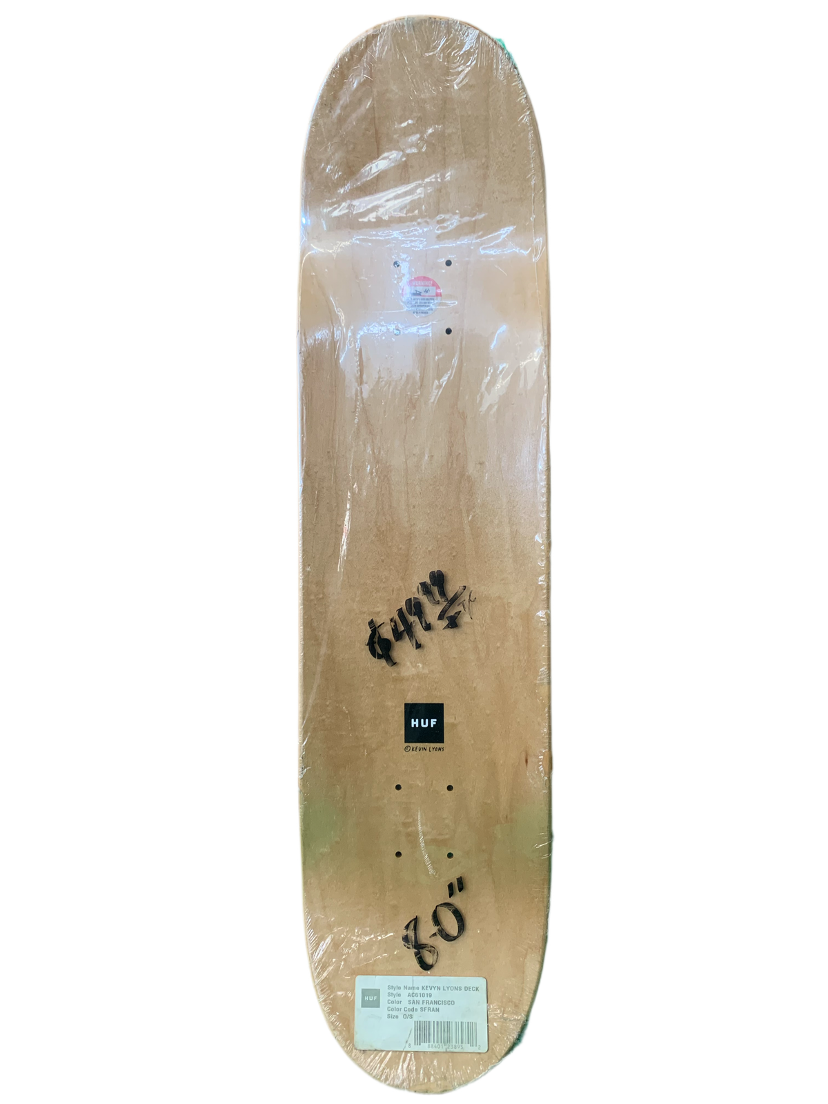 HUF Kevin Lyons San Francisco 8" Classic Skateboard Deck
