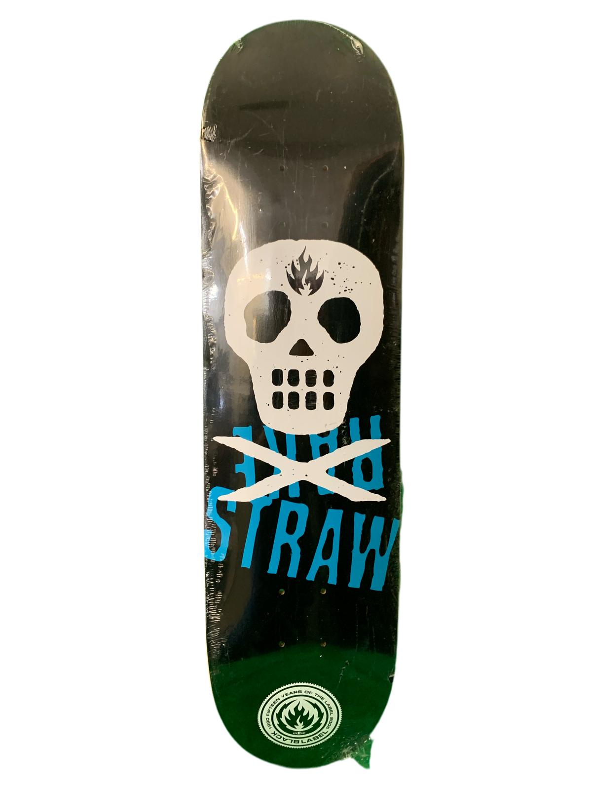 Black Label Pat Rakestraw Classic White Skull 7.9" Classic Skateboard Deck