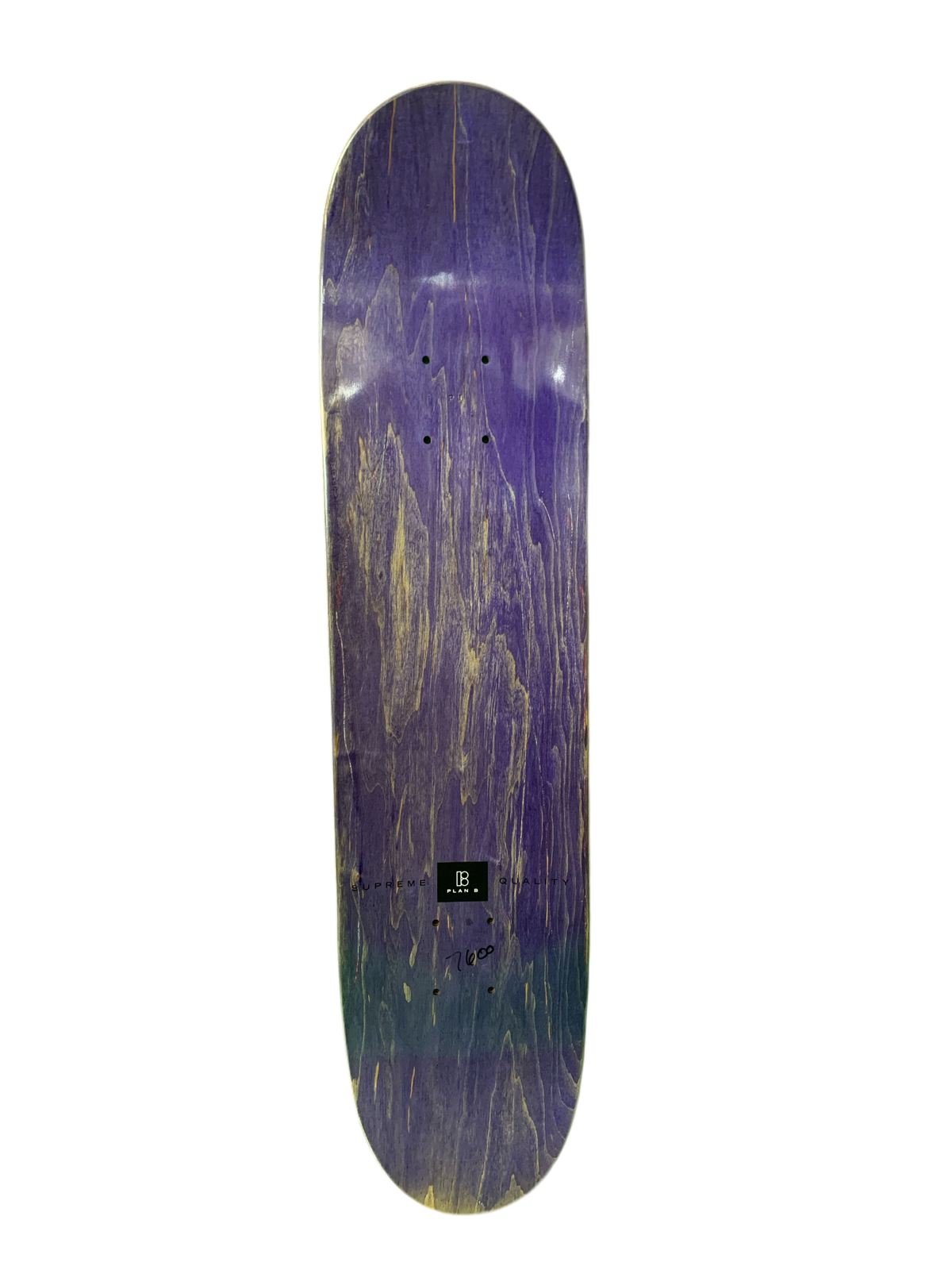Plan B Jereme Rogers Logo Stripes Pink/Black 7.6" Classic Skateboard Deck