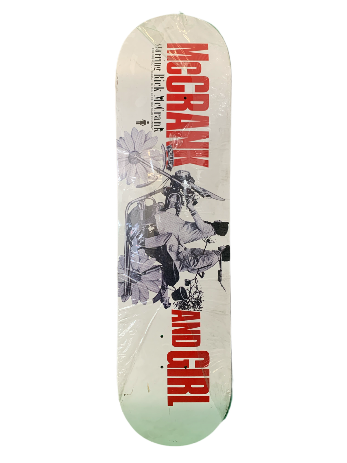 Girl Rick McCrank Bike Movie Poster 8" Classic Skateboard Deck