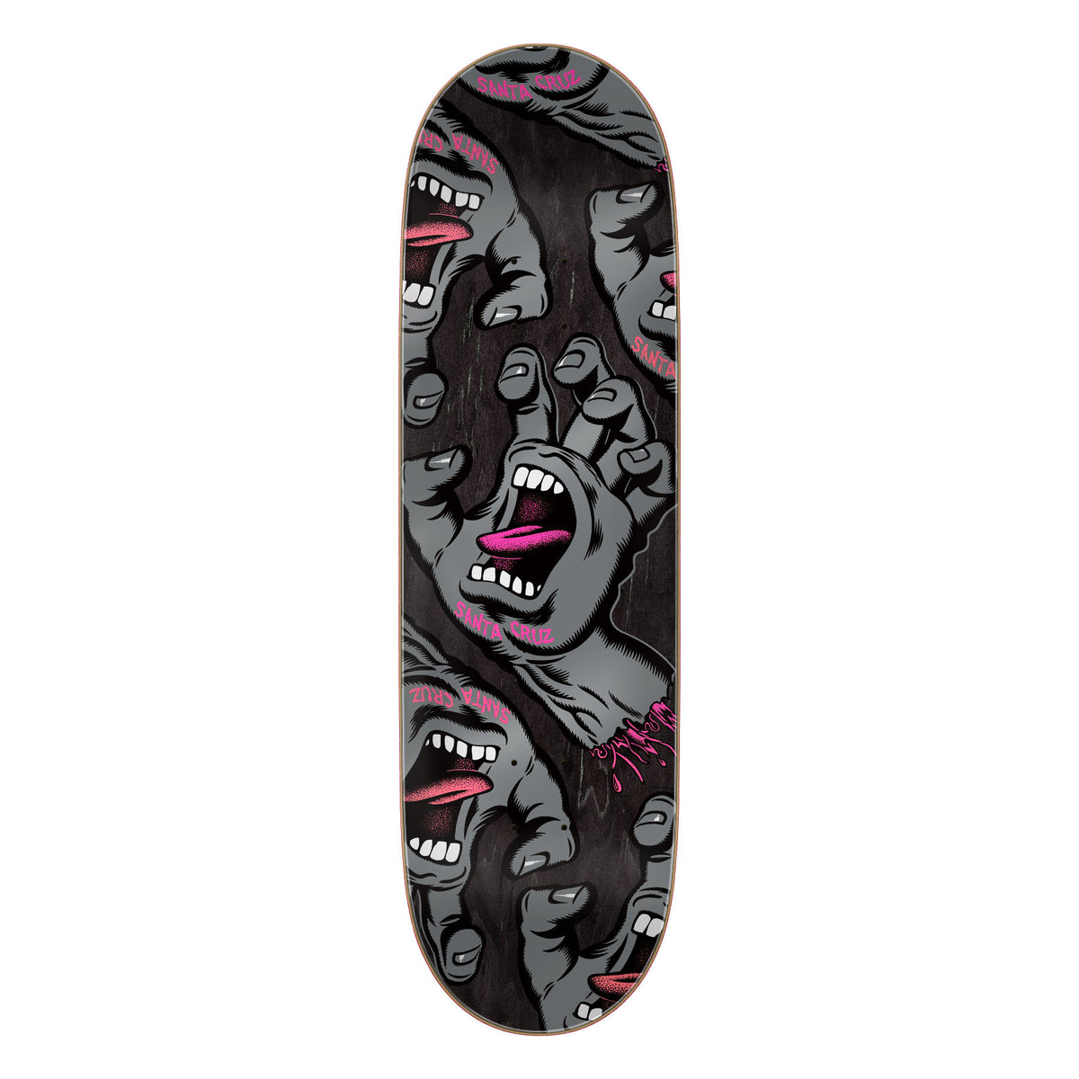 Santa Cruz Crowded Hand 9.00" x 32.15" Skateboard Deck