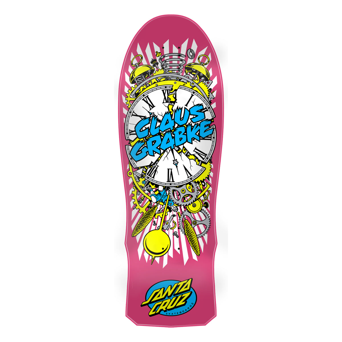 Santa Cruz Grabke Exploding Clock Reissue 10.04" x 29.83" Skateboard Deck