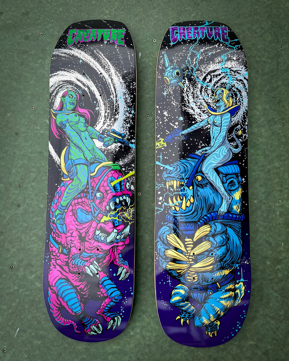 Creature Cosmo Rider SM 8.50" x 32.05" Skateboard Decks
