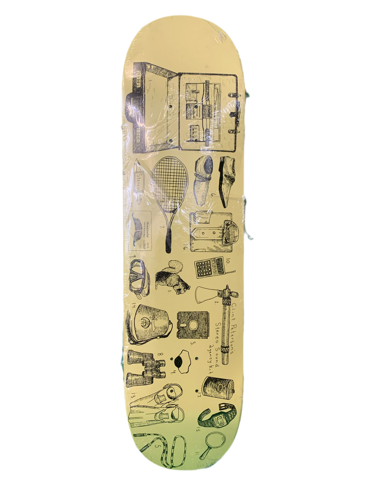 Stereo Clint Peterson's Sound Agency Kit 8" Classic Skateboard Deck
