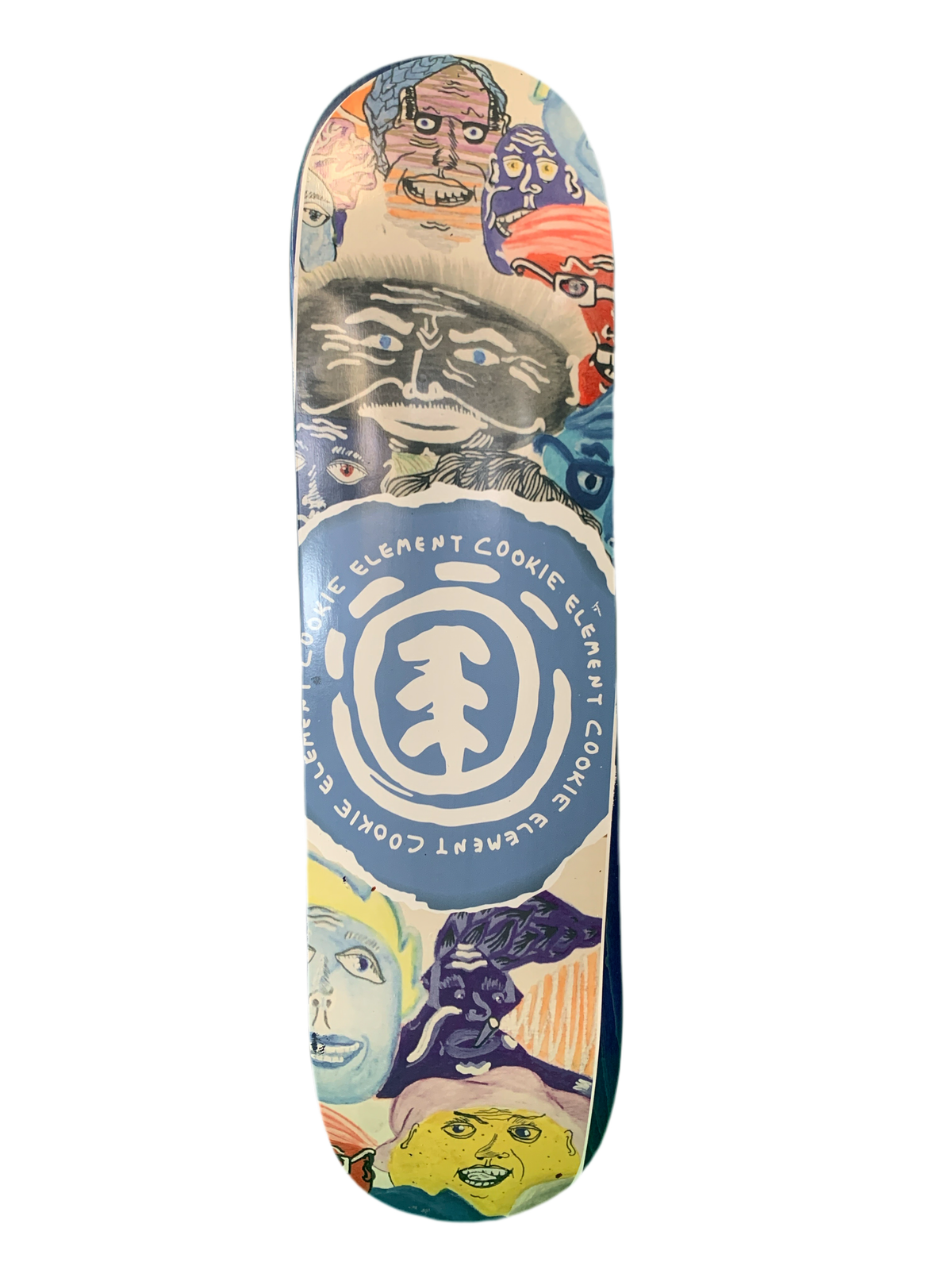 Element Chris Cookie Colburn Faces 8.4" Classic Skateboards Deck