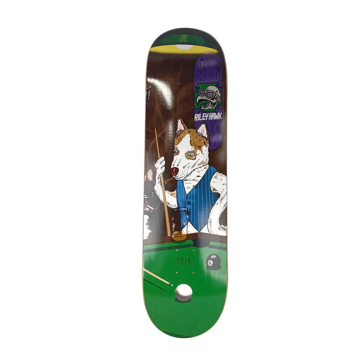 Baker Riley Hawk Pool Dogs Multi Size 8.3" Vintage NOS Deck