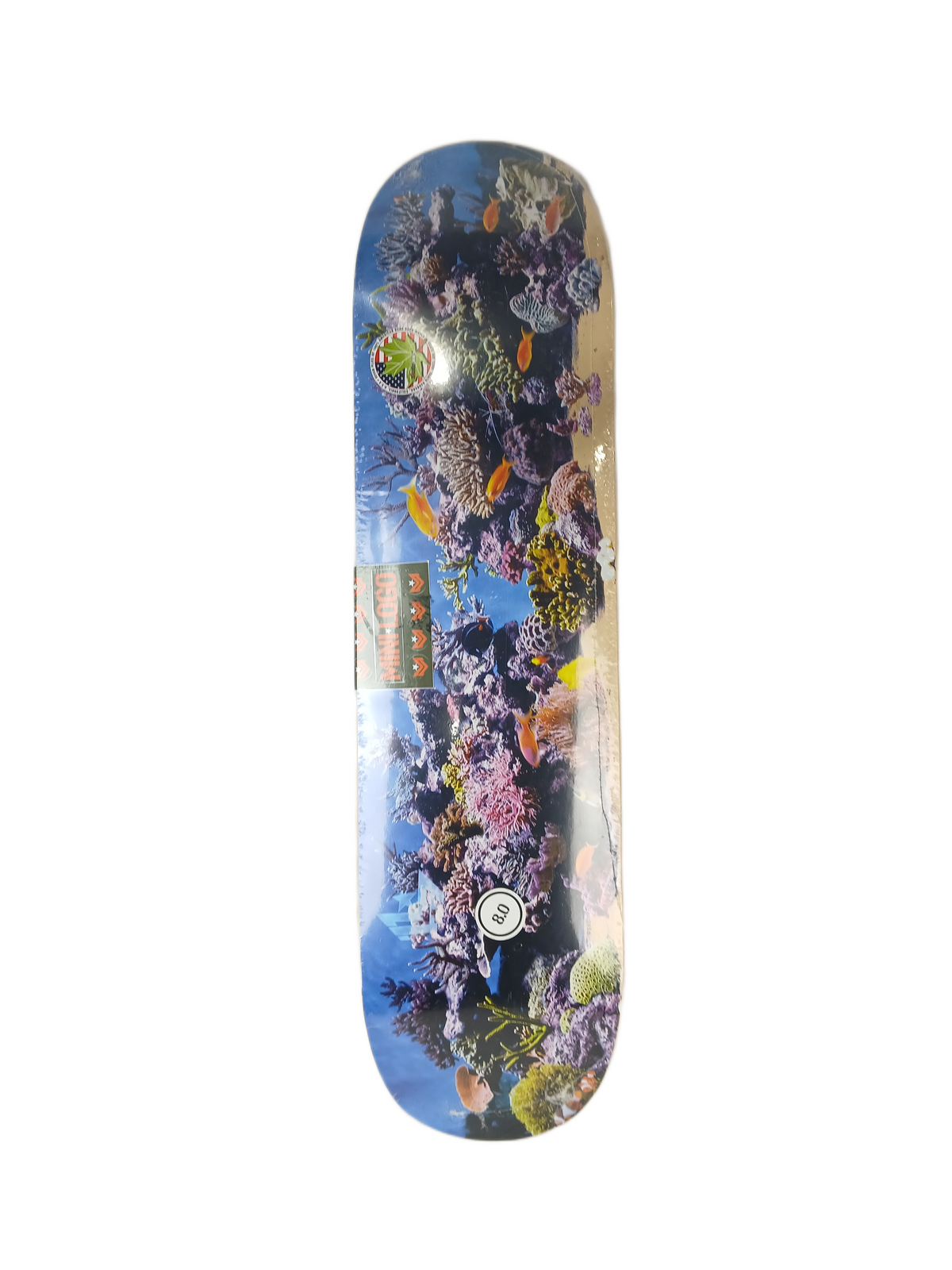 Powell Peralta Mini Logo Maple Fish Tank Size 8.0" Vintage NOS Deck