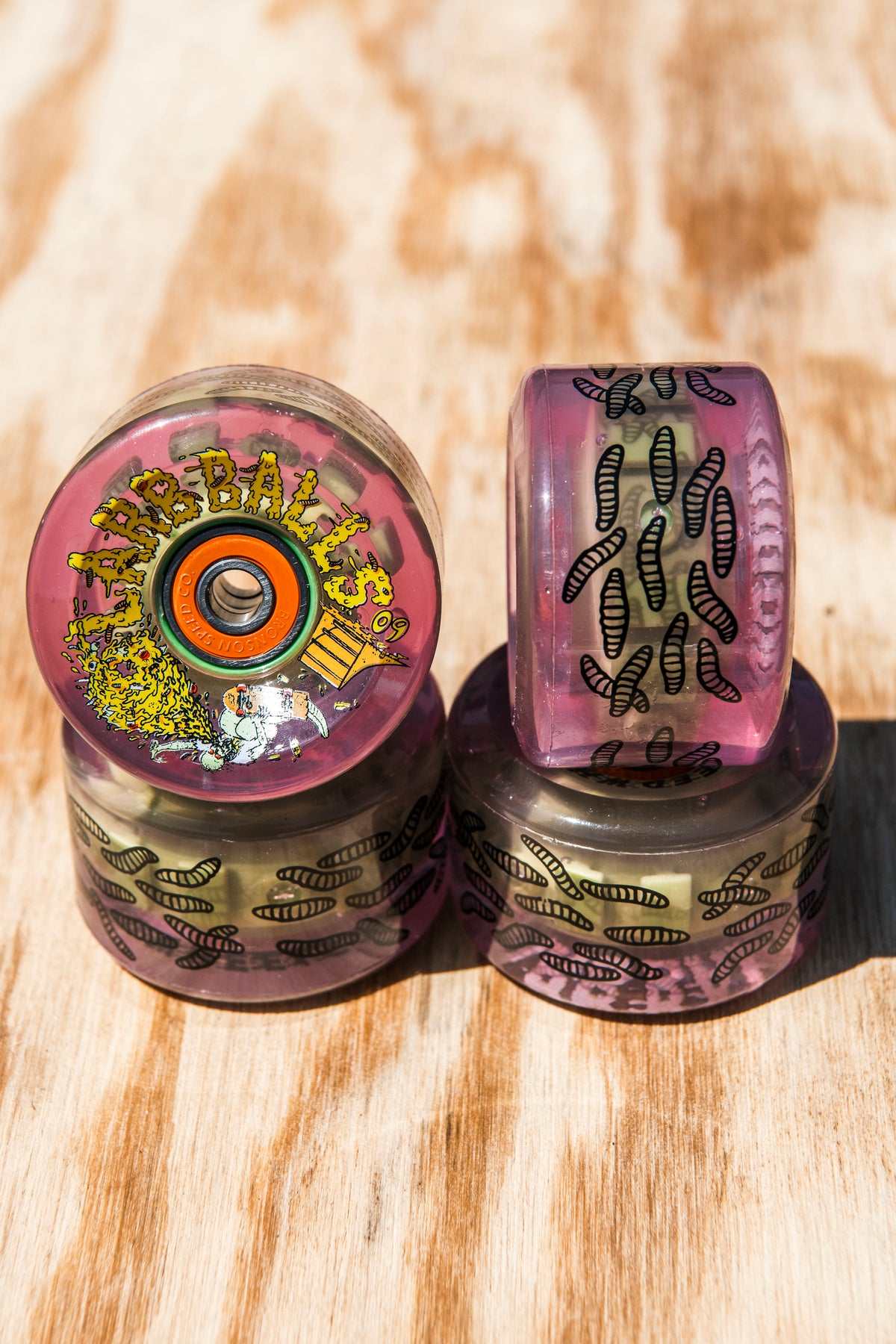 Slime Balls 60mm Sam Hitz Light Ups OG Slime Purple 78a Skateboard Wheels
