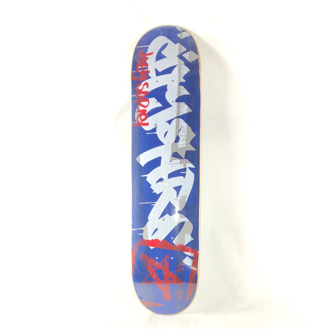 City Stars Joey Suriel Graffiti Handstyle Blue Red White Size 7.5" Vintage NOS Deck