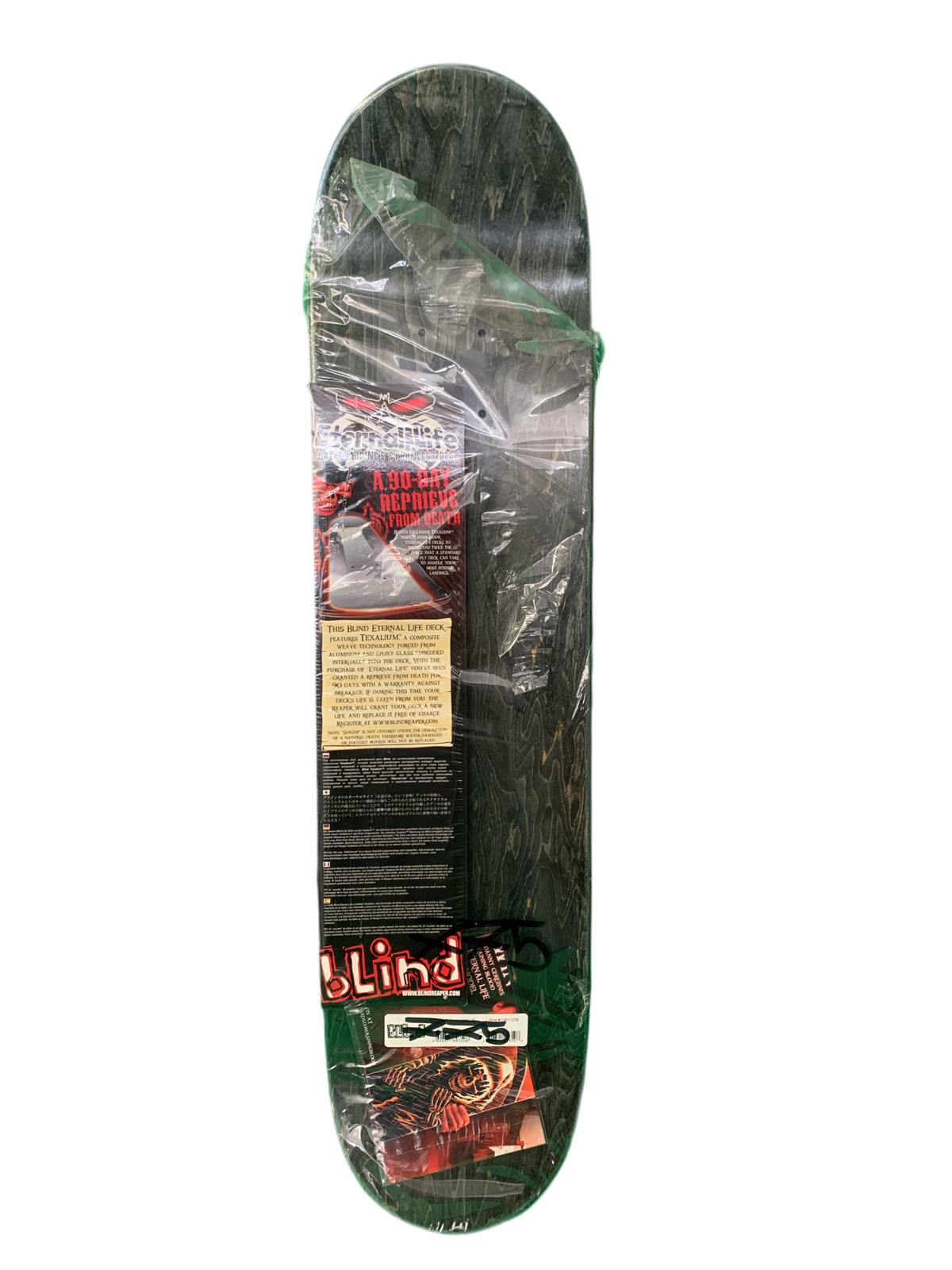 Blind Danny Cerezini Eternal Life Silver Cross 7.7" Classic Skateboard Deck