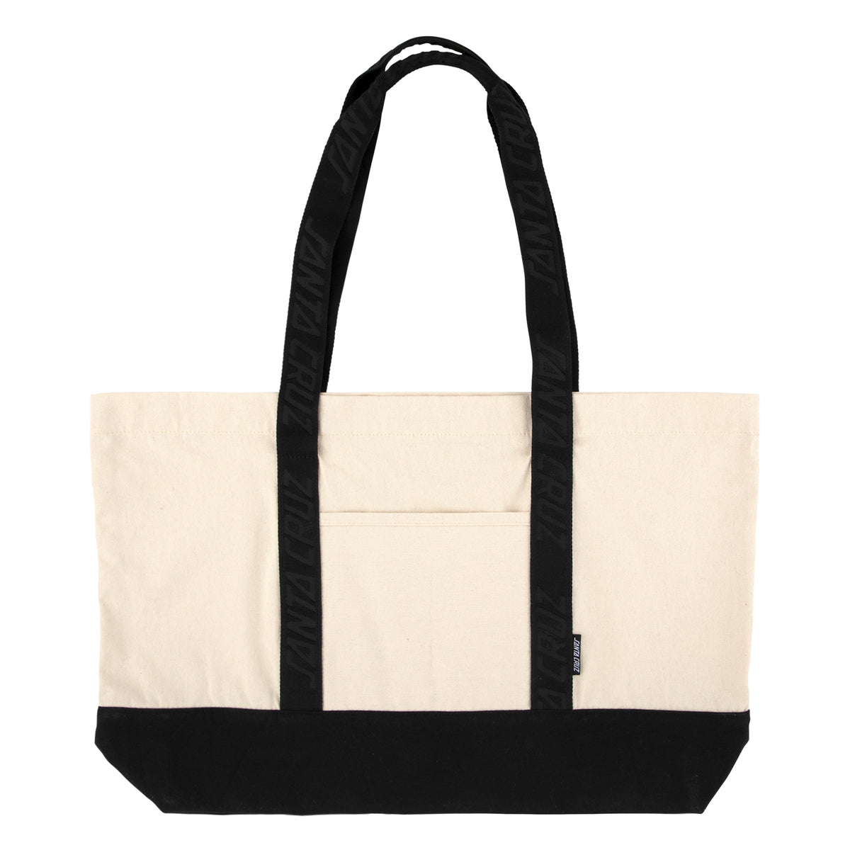 Santa Cruz Classic Dot Natural Black Tote Bag