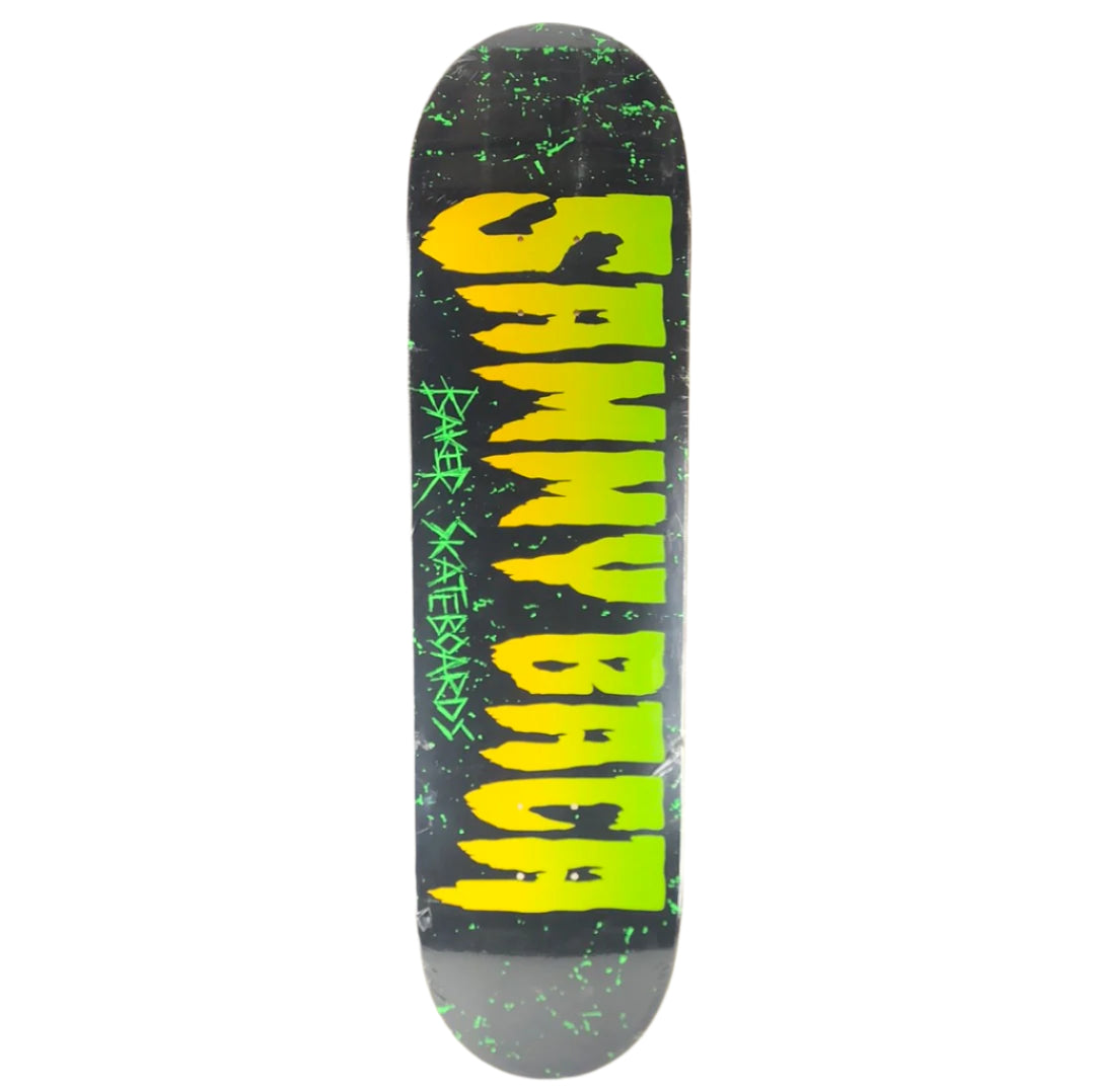 Baker Sammy Baca Creature Rip Off Black/Green Size 8.475 Skateboard Deck