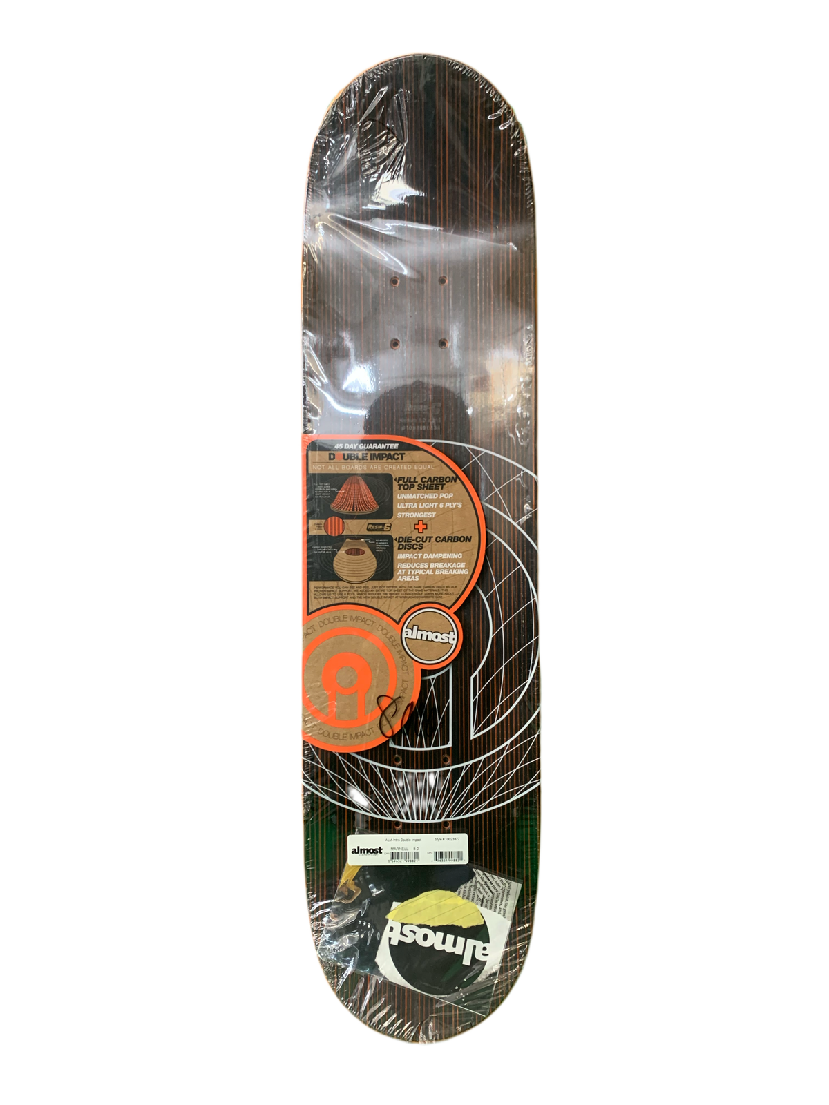 Almost Lewis Marnell Intro Double Impact 8" Classic Skateboard Deck