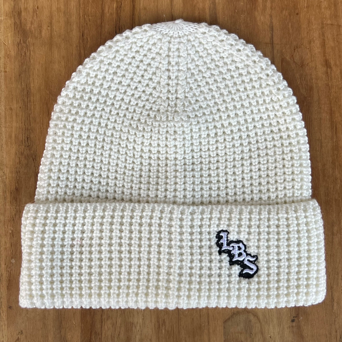 Long Beach Skate LBS Long Side Waffle Knit Beanie