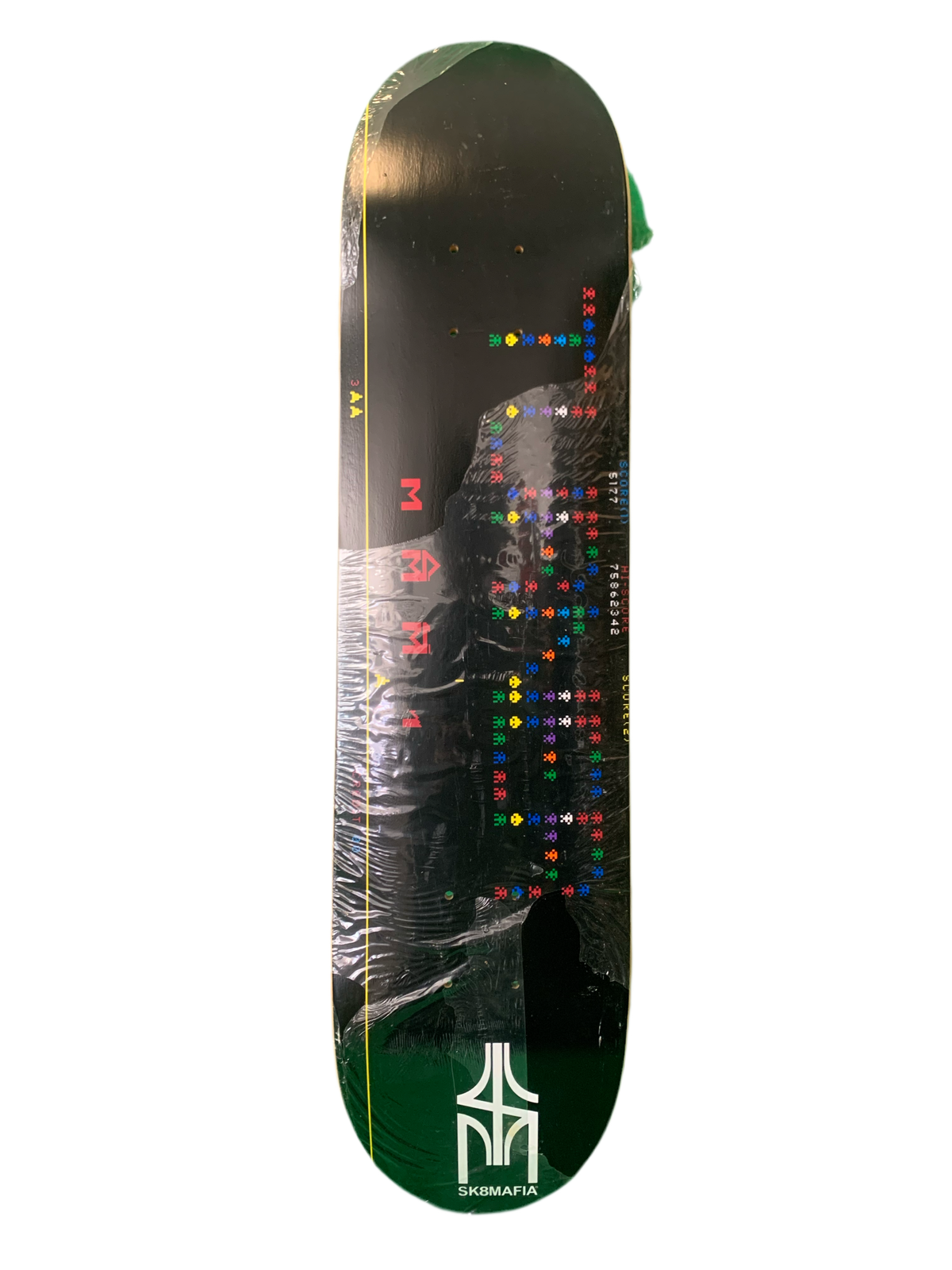 Sk8mafia Brandon Turner Space Invaders 7.5" Classic Skateboard Deck