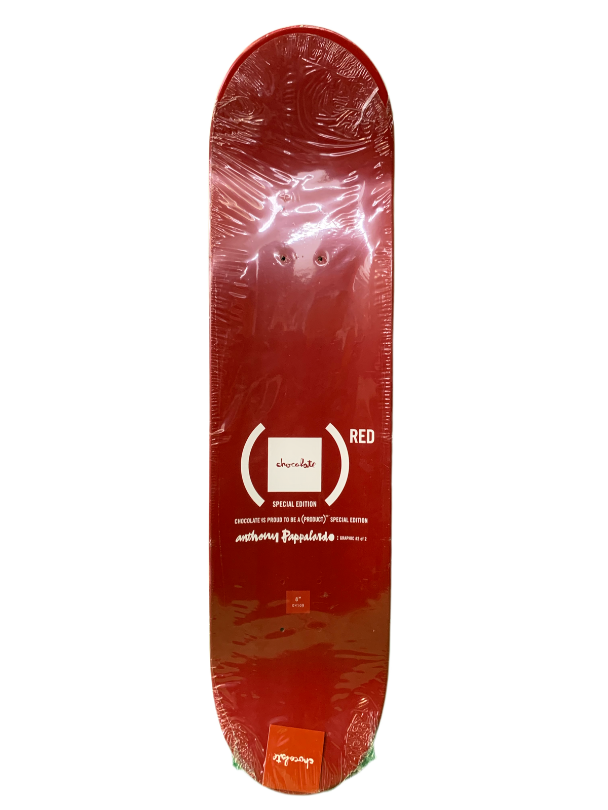 Chocolate Anthony Pappalardo (RED) Graphic 2 8" Classic Skateboard Deck