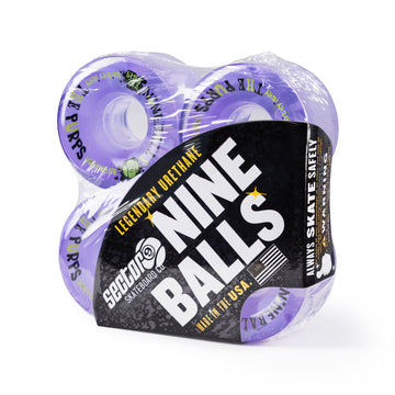 Sector Nine Nineballs Purple 61mm 78a Cruiser Skateboard Wheels