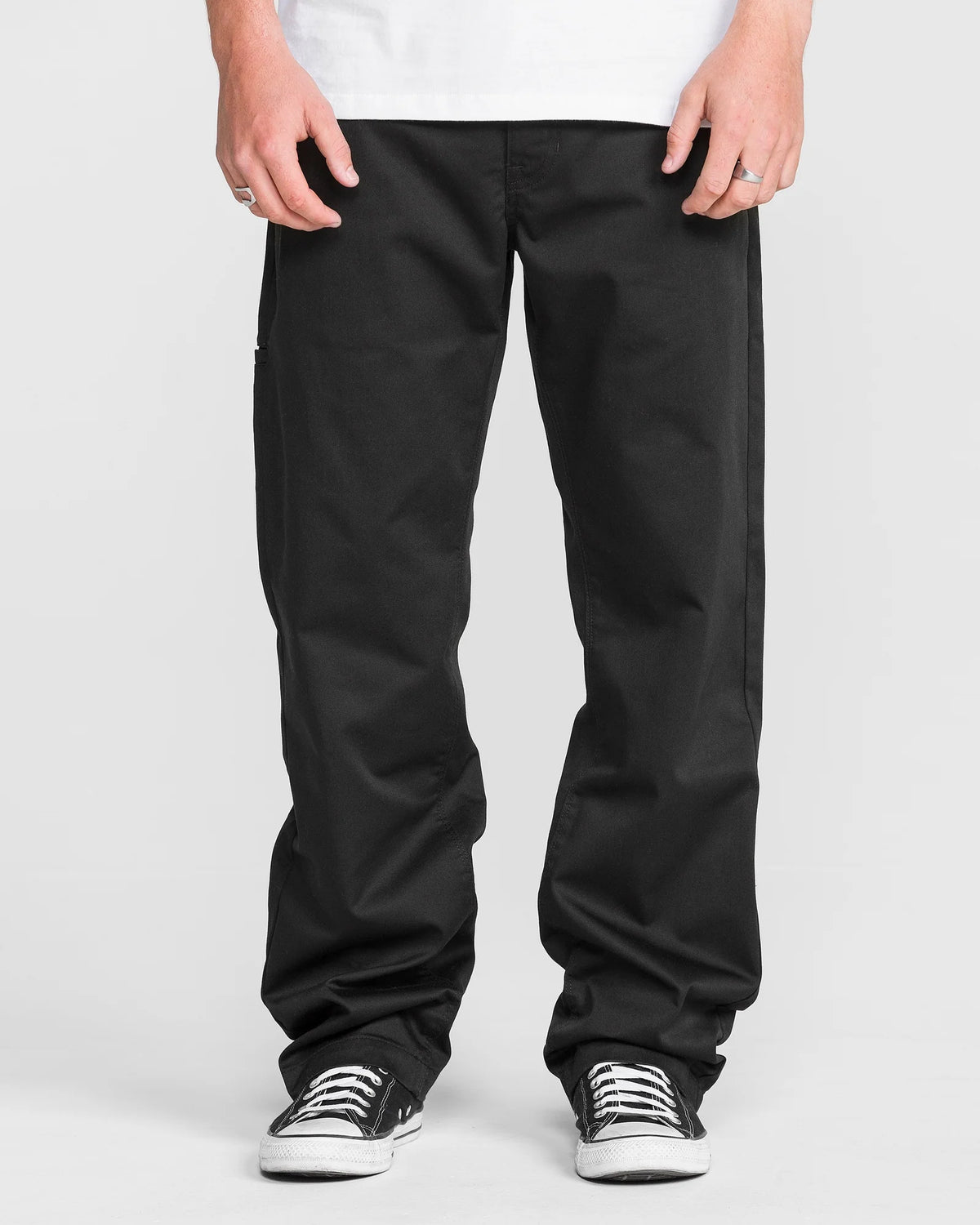 Volcom Frickin Relaxed Black Chino Pants