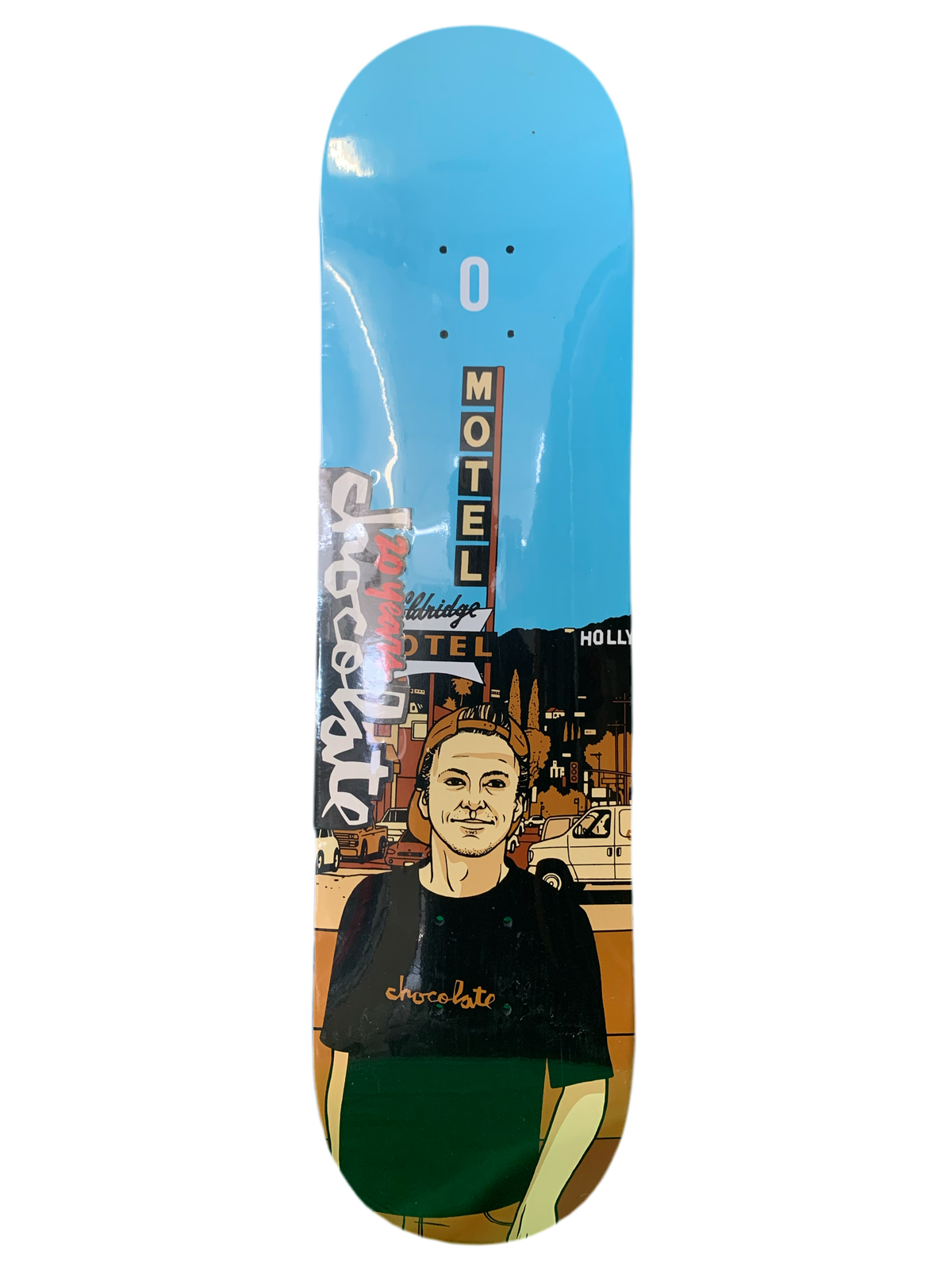 Chocolate Justin Eldridge City Series 2014 8" Classic Skateboard Deck