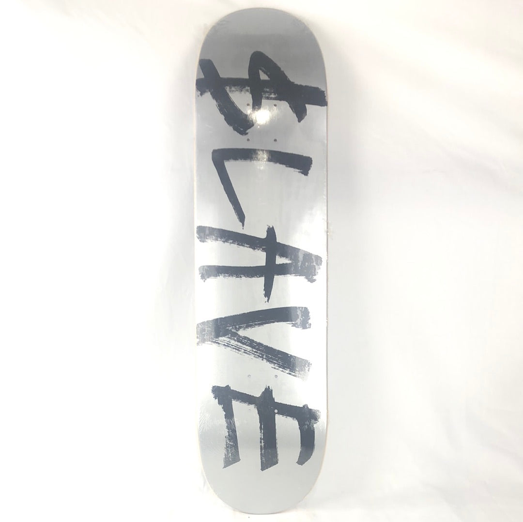 Slave Classic Logo Grey/Black 8.12'' Skateboard Deck