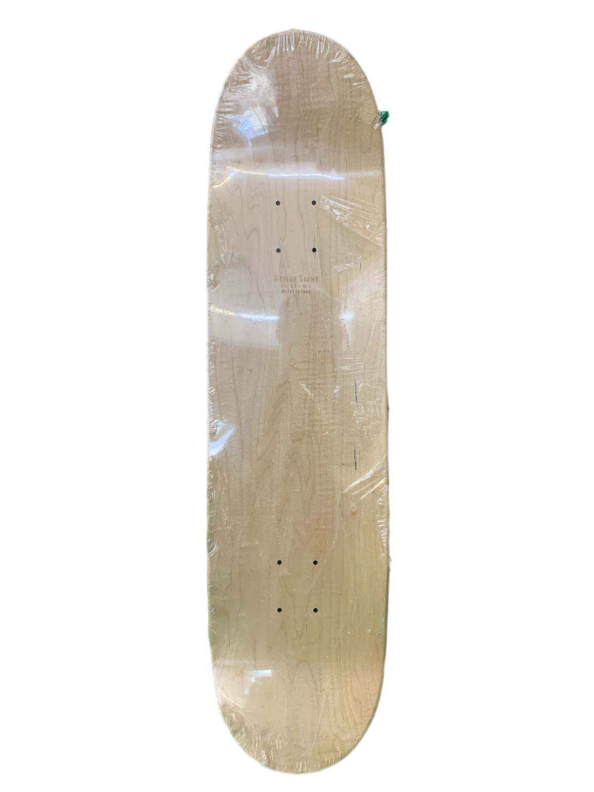 Darkstar Armor Light Logo Black/Red 8.3" Classic Skateboard Deck