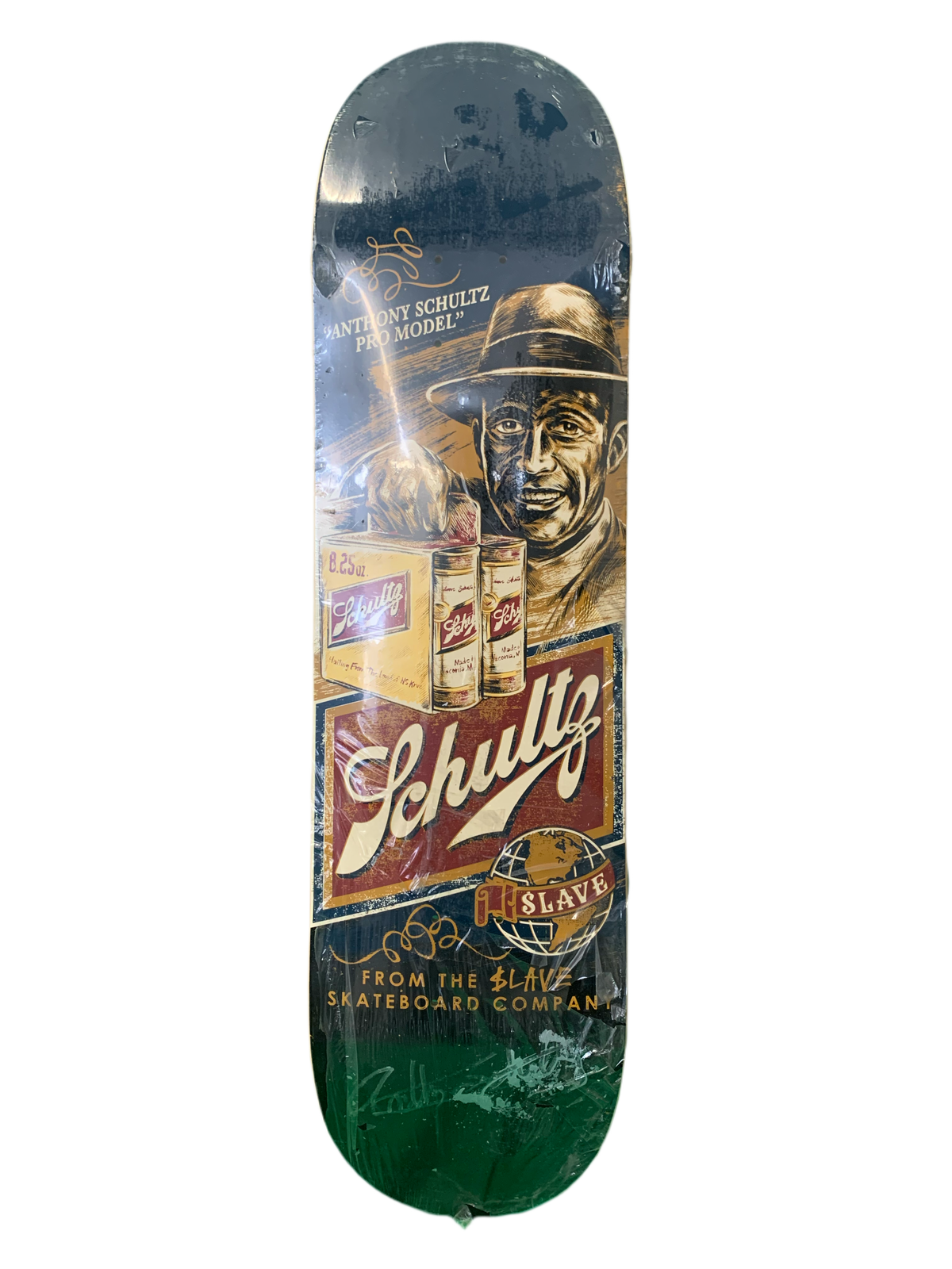 Slave Anthony Schultz Pro Model Beers 8" Classic Skateboard Deck