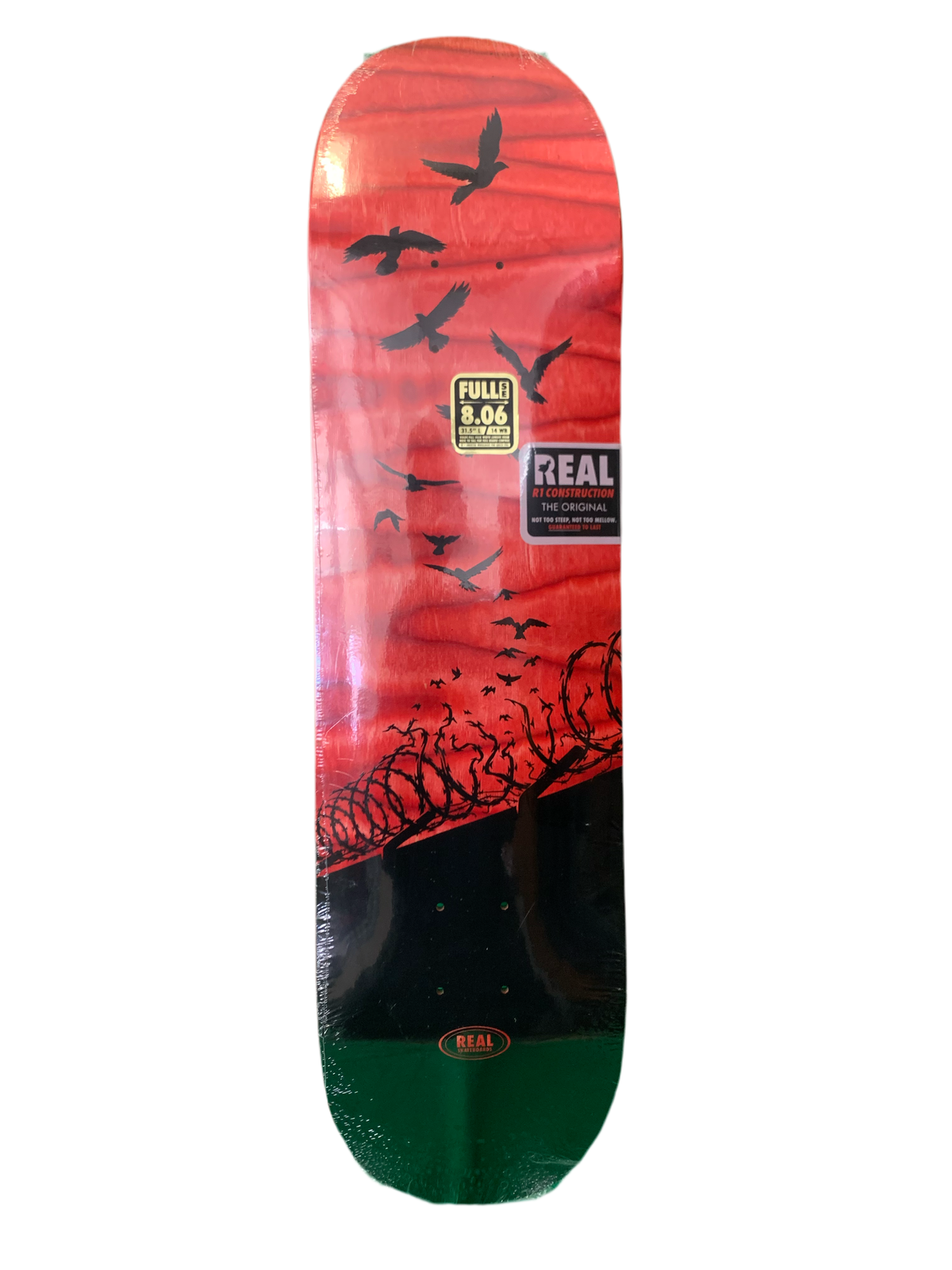 Real Set Free Spectrum Red 8.06" Classic Skateboard Deck