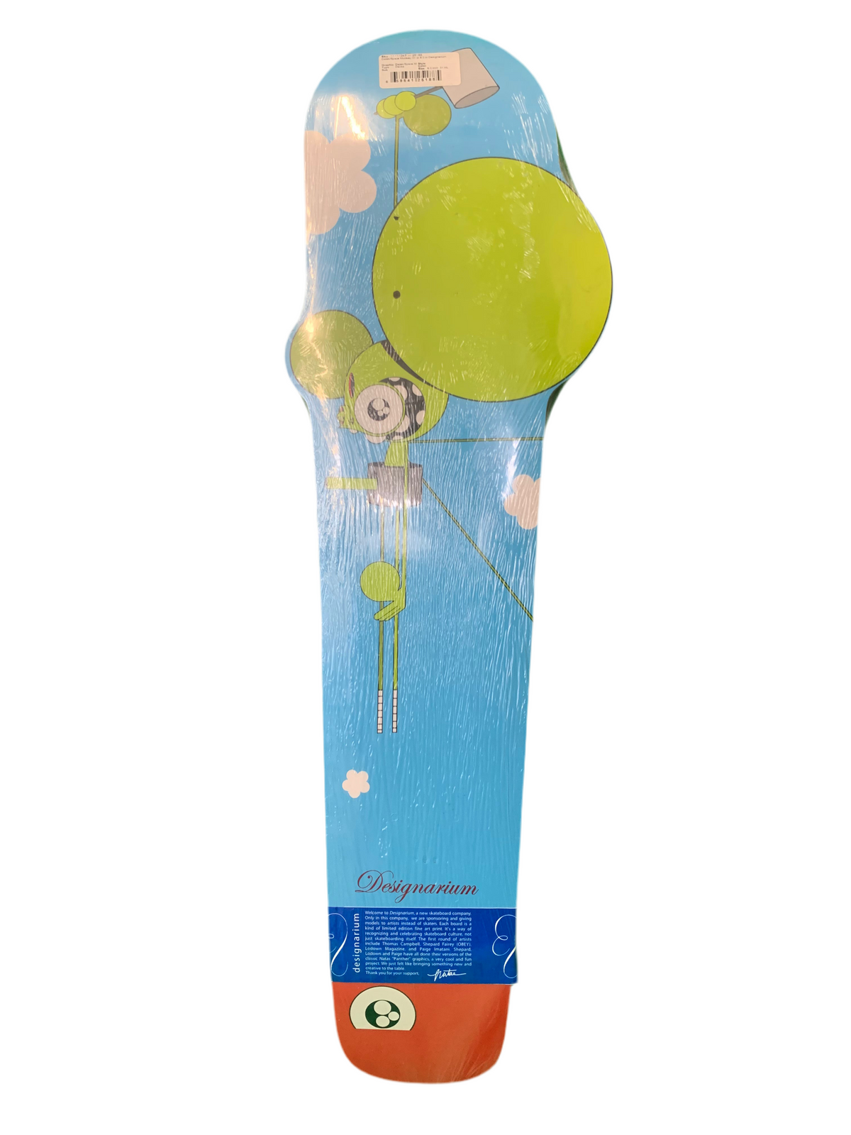 Designarium Dalek/Space Monkey 75/500 8" Shaped Classic Skateboard Deck