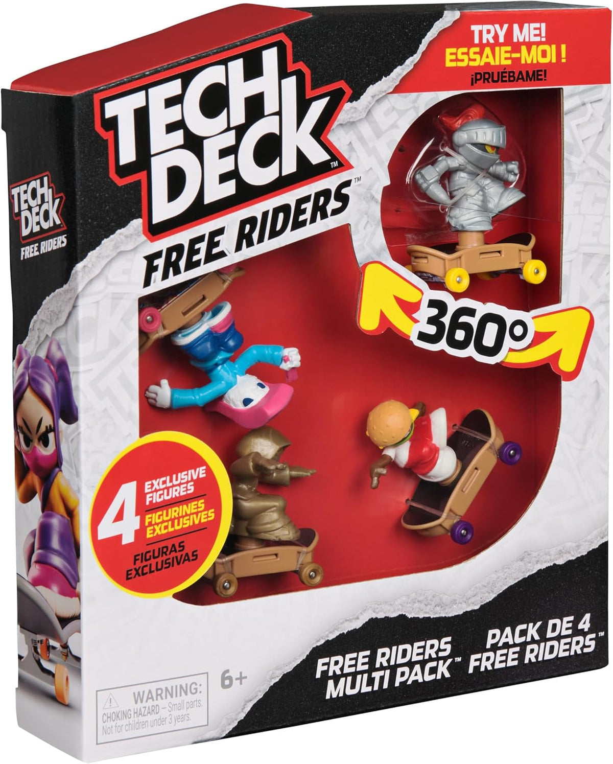 Tech Deck Free Riders 4-Pack