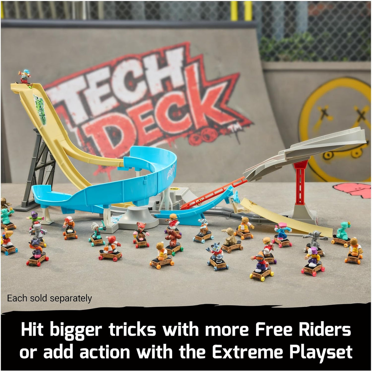 Tech Deck Free Riders 4-Pack