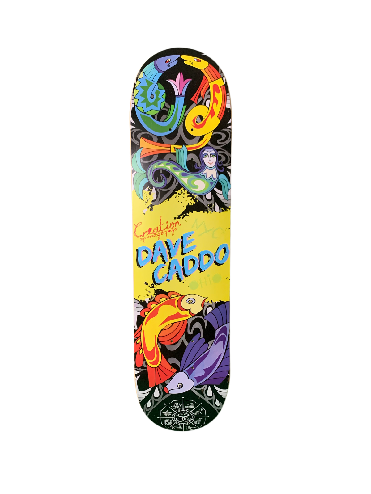 Creation Dave Caddo Sea Life 7.75" Classic Skateboard Deck