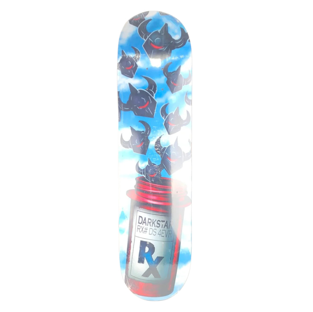 Darkstar RX# DS 4EVER Blue/Red/White/Multi Color Size 8.0" Skateboard Deck