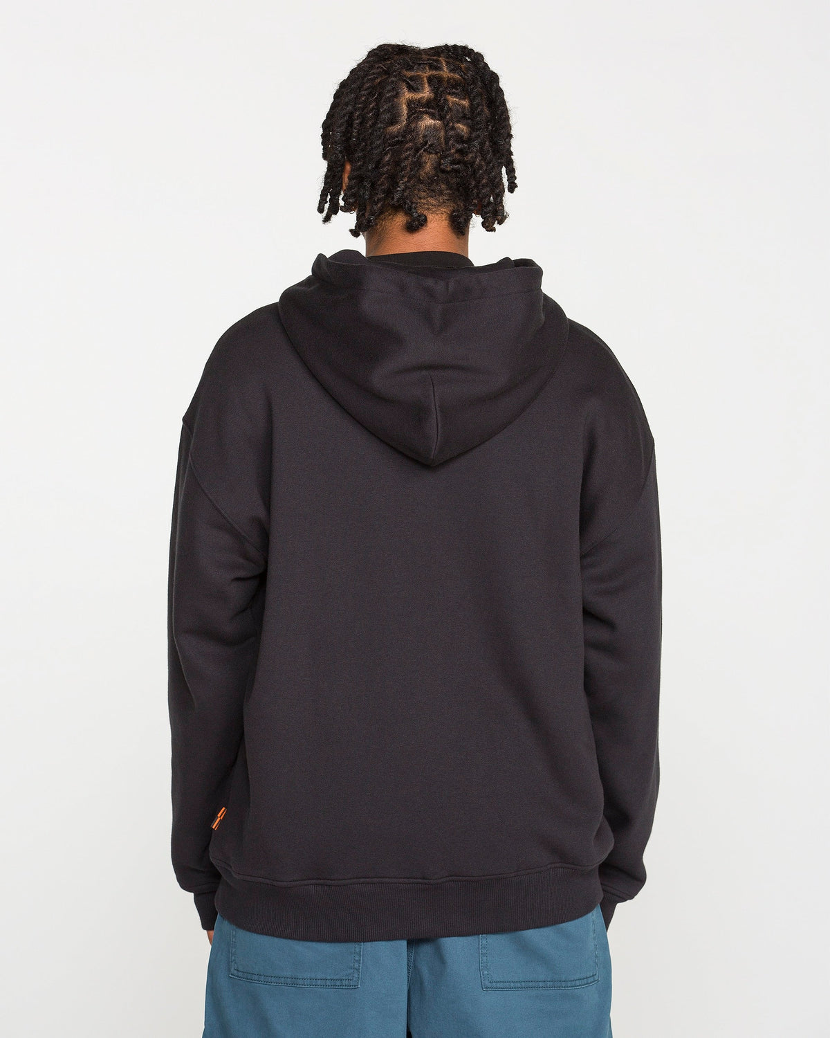 Volcom On The Hunt Workwear Antique Black Zip Hooded Sweatshirt