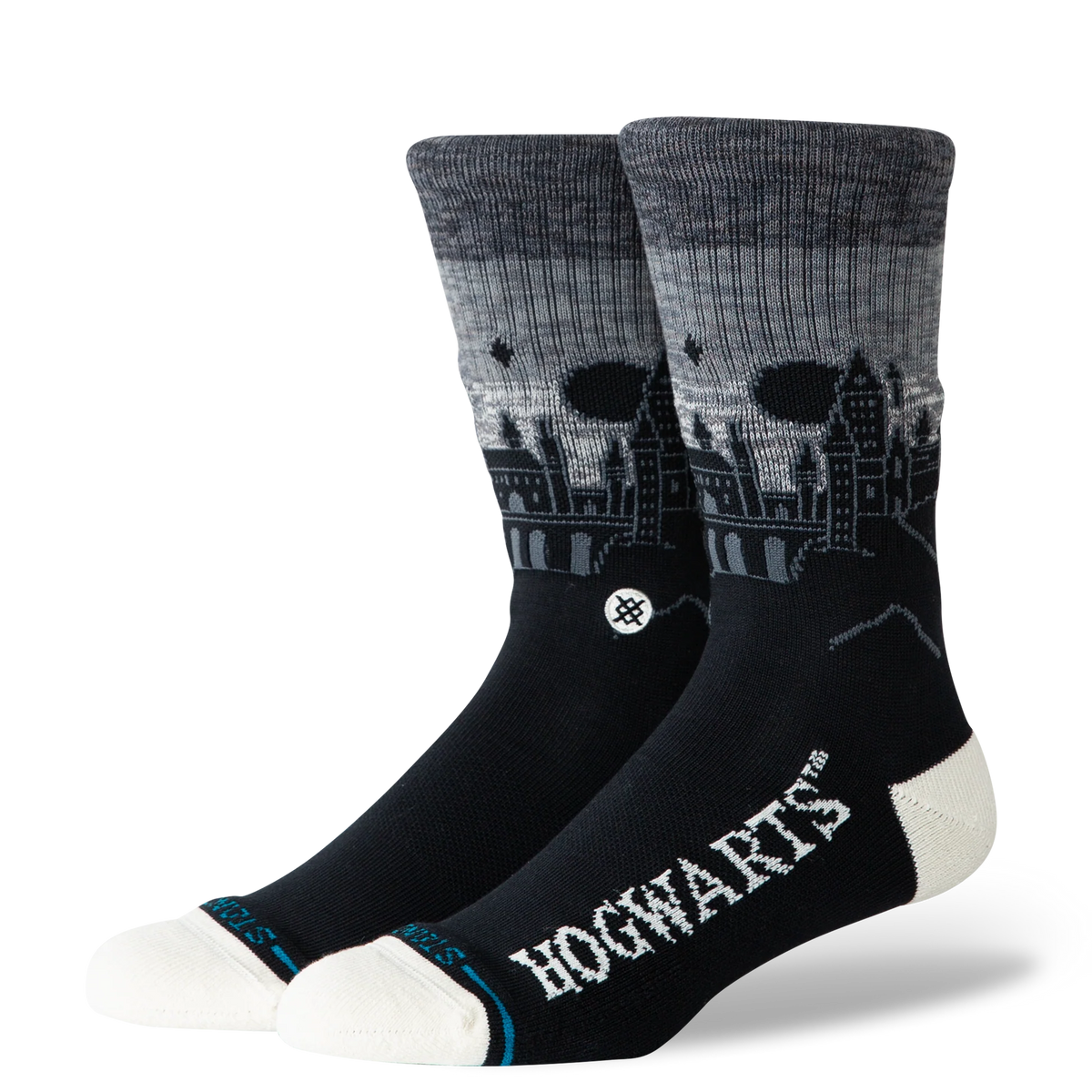 Stance Hogwarts Castle Crew Black Socks