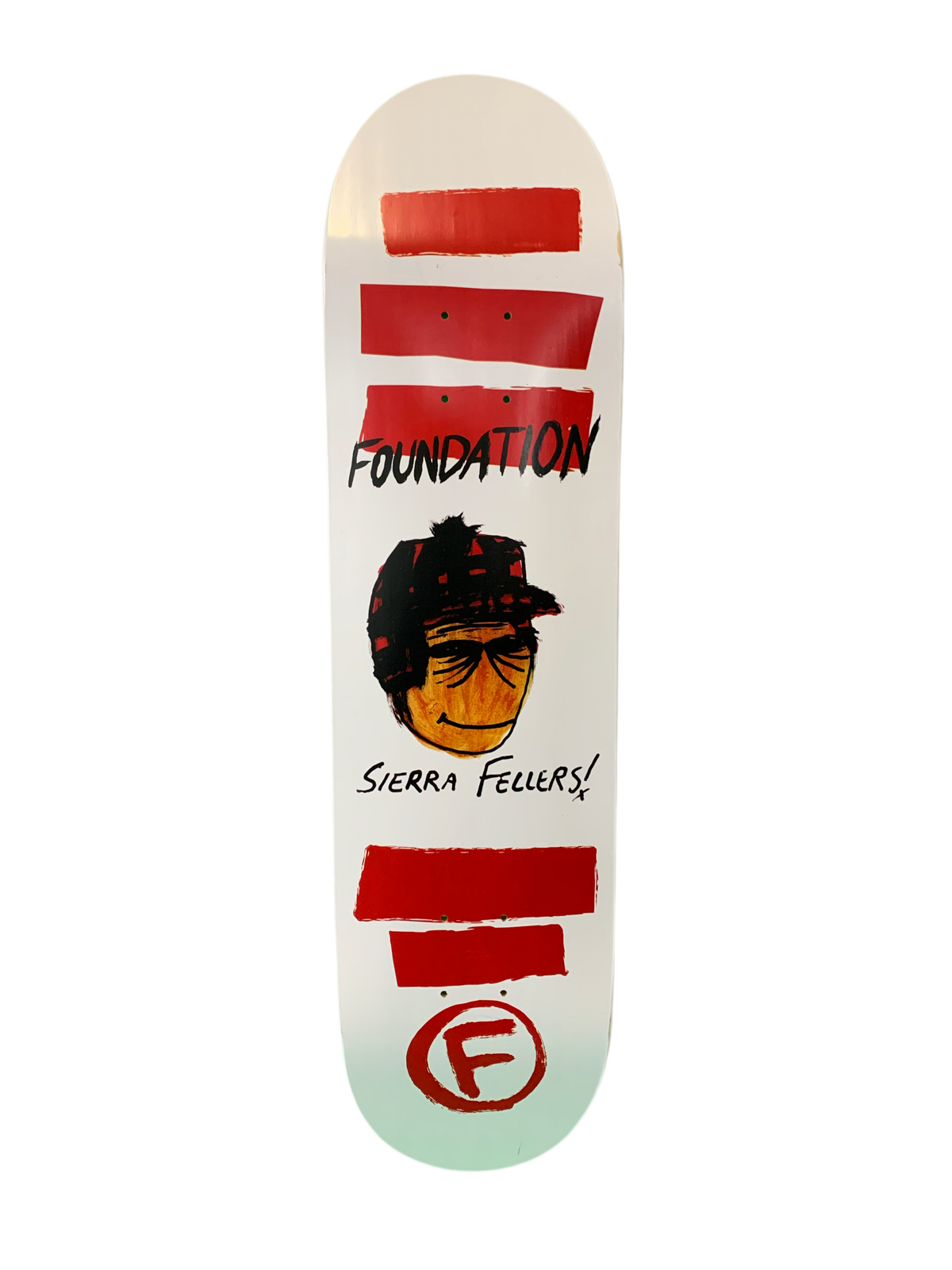 Foundation Sierra Fellers KDW Portrait 8" Classic Skateboard Deck