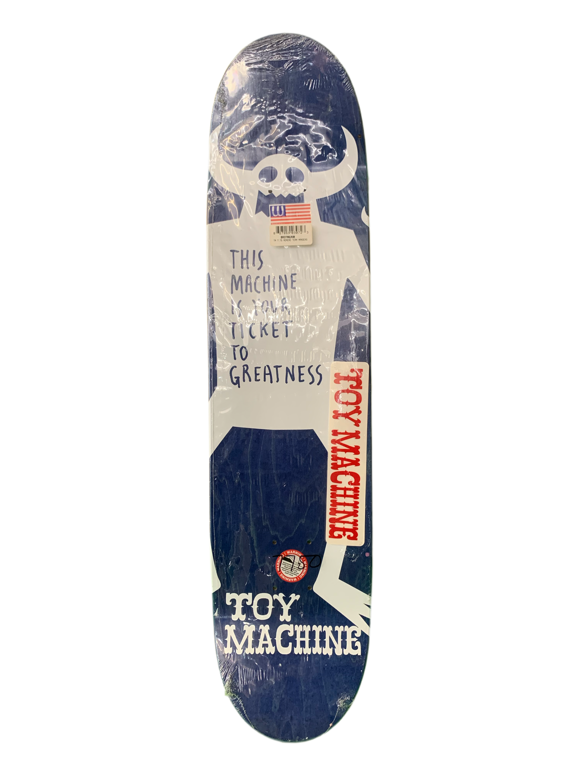 Toy Machine Leo Romero's Team Managers 7.75" Classic Skateboard Deck