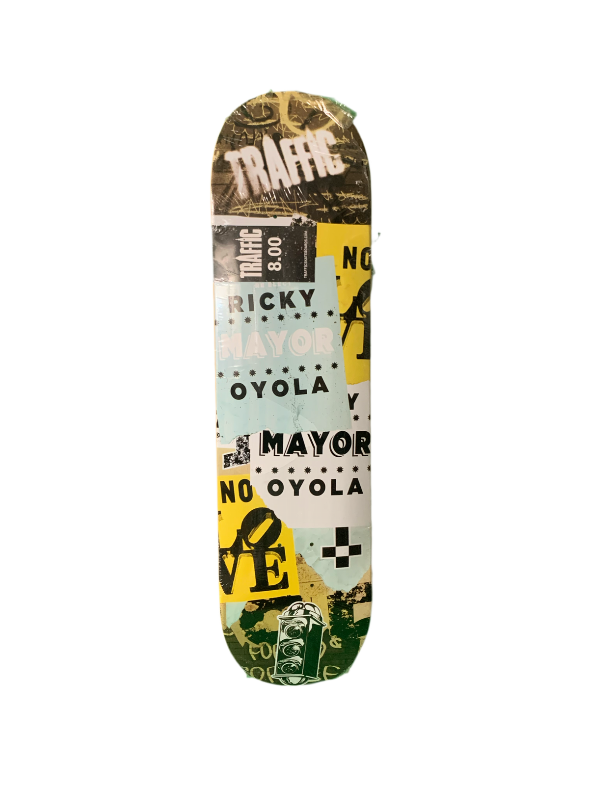 Traffic Ricky Oyola Mayor 8" Classic Skateboard Deck