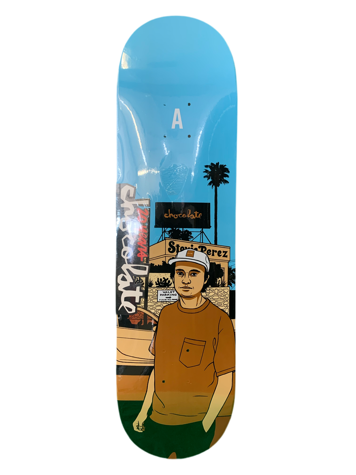 Chocolate Stevie Perez City Series 2014 8.25" Classic Skateboard Deck