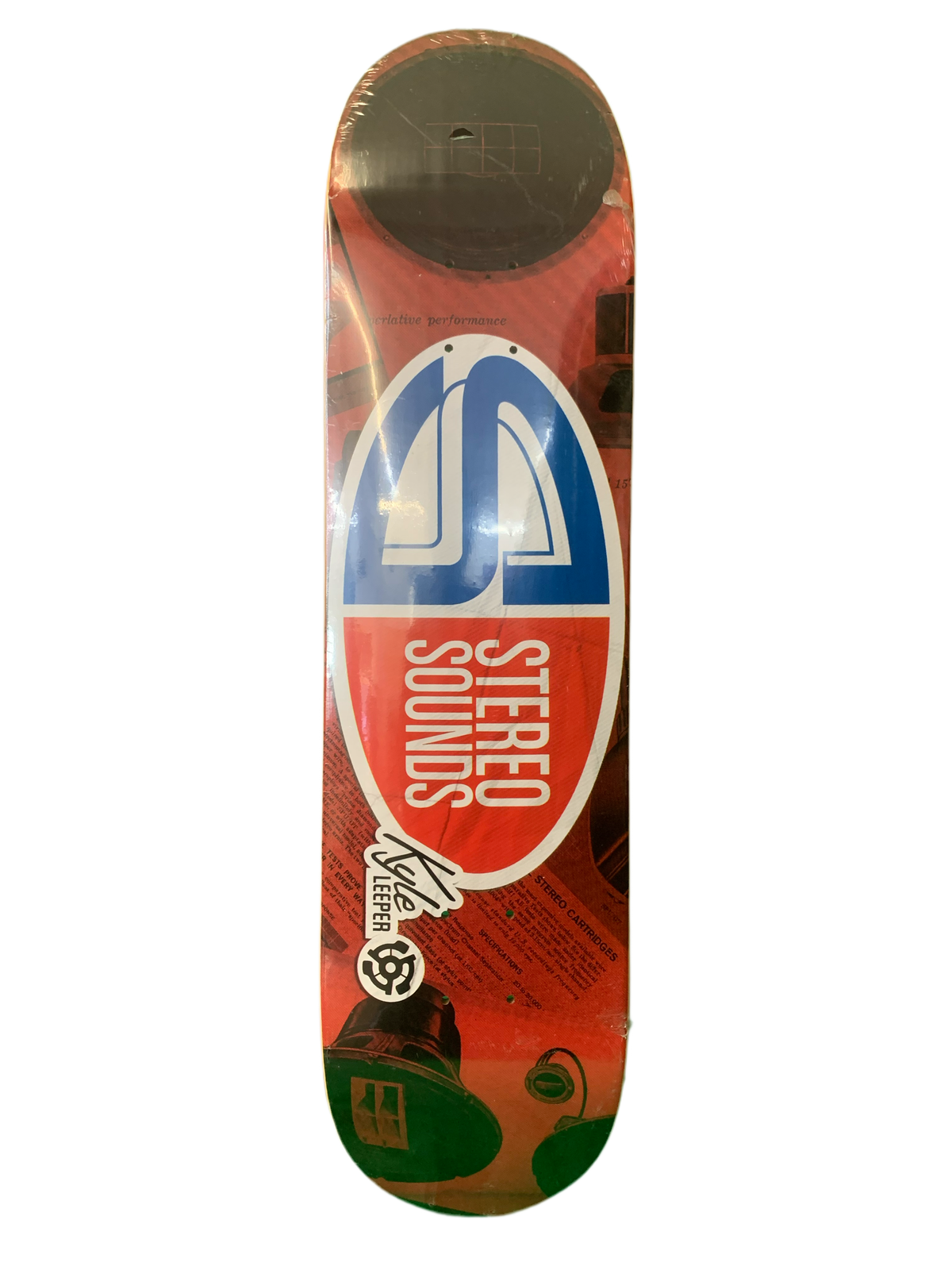 Stereo Kyle Leeper Sounds Logo 8" Classic Skateboard Deck