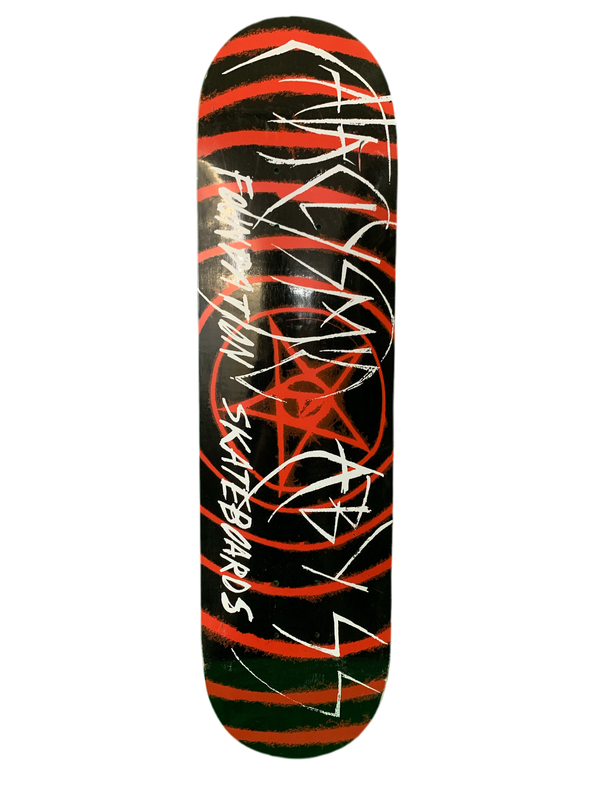 Foundation Cataclysmic Abyss Black 8" Classic Skateboard Deck