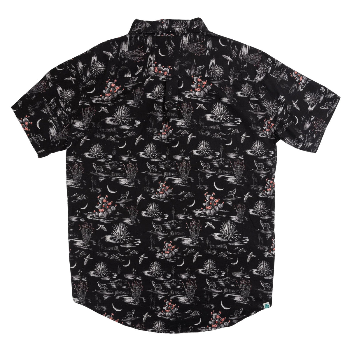 Sendero City Slicker Nocturnal - Black S/s Button Up Shirt