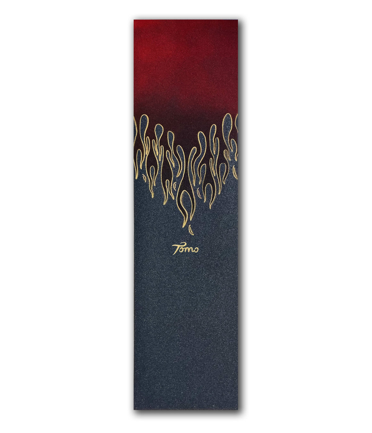 Tomo Flame - Red Graphic Griptape