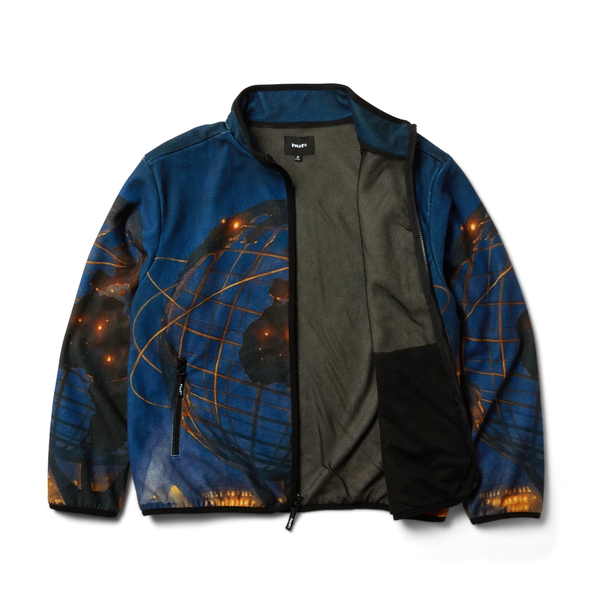 HUF Flushing Multi Polar Fleece Jacket