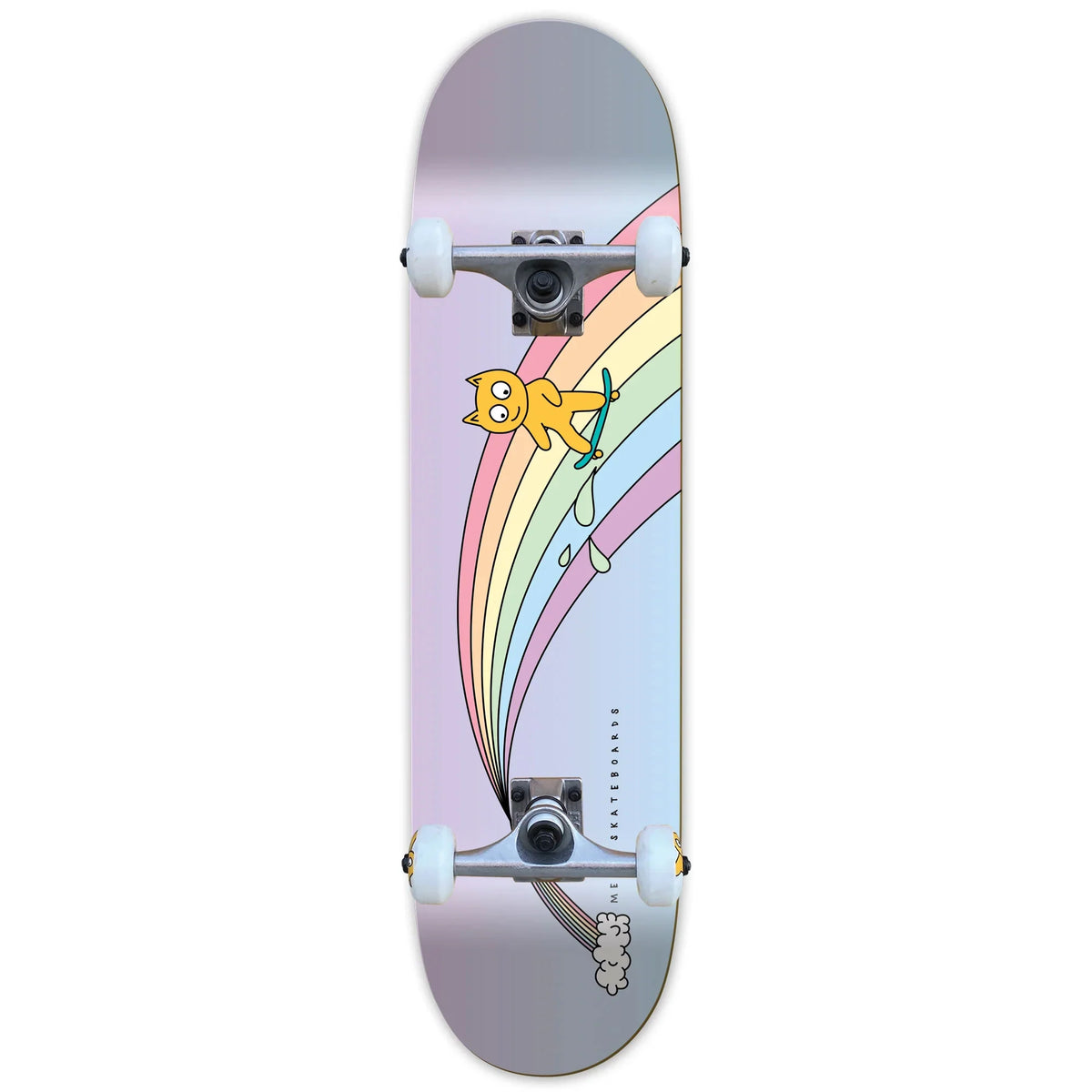 Meow Over The Rainbow Fade 7.5" Skateboard Complete