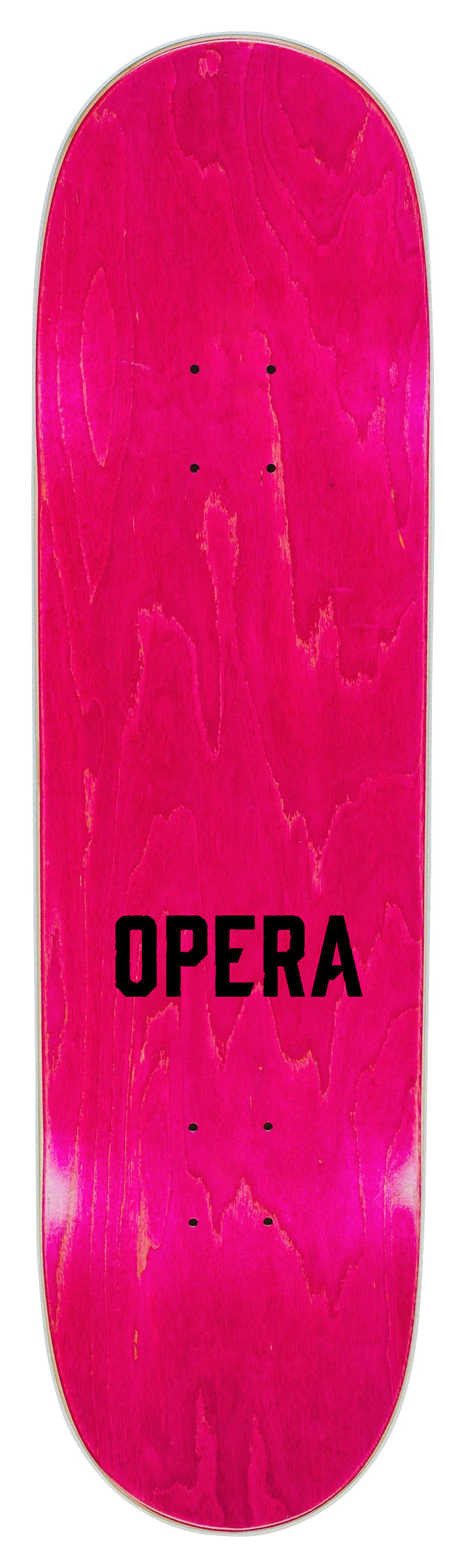 Opera Face White Holographic EX7 Skateboard Deck