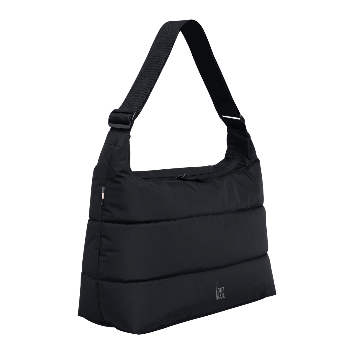 Got Bag Puffer Square Monochrome Black Large Bag