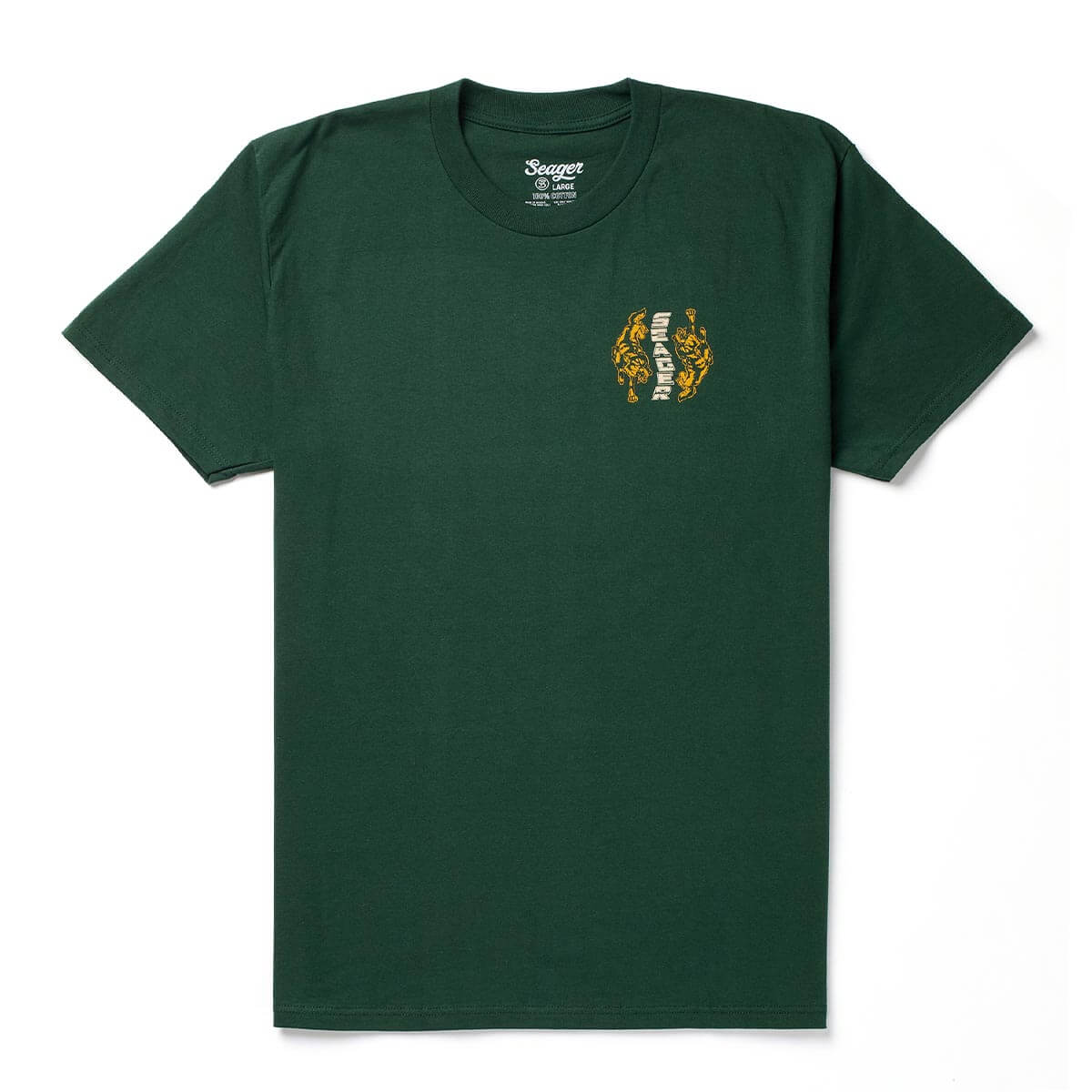Seager The Ren Forest Green S/s Shirt